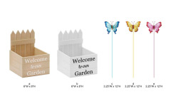 Welcome Garden Planter Set