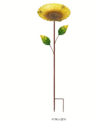 Sunflower Bird Feeder and Bath
