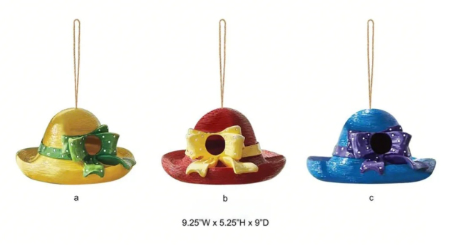 Hat-Shaped Birdhouse