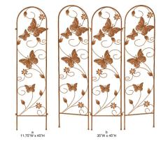 Butterfly Garden Trellis - Decorative Metal Outdoor Plant Trellis