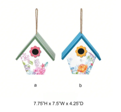 Floral Birdhouse