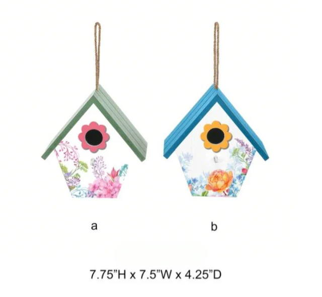 Floral Birdhouse