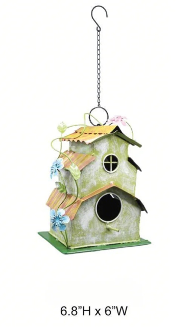 Green Outdoor Birdhouse