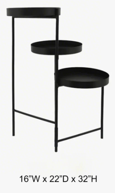 Multi Tier Metal Plant Stand - Indoor Outdoor Space Saving Multi Level Plant Display Stand Wholesale