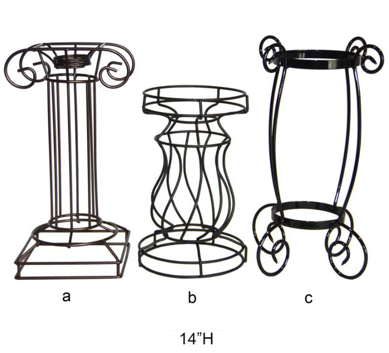 Three Piece Plant Stand Set - Indoor Outdoor Decorative Multi Tier Plant Display Stand Wholesale