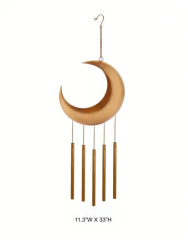 Moon Metal Wind Chime for Garden and Outdoor Decoration
