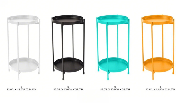 Multi Color Plant Stand - Decorative Indoor Outdoor Garden Plant Display Stand Wholesale