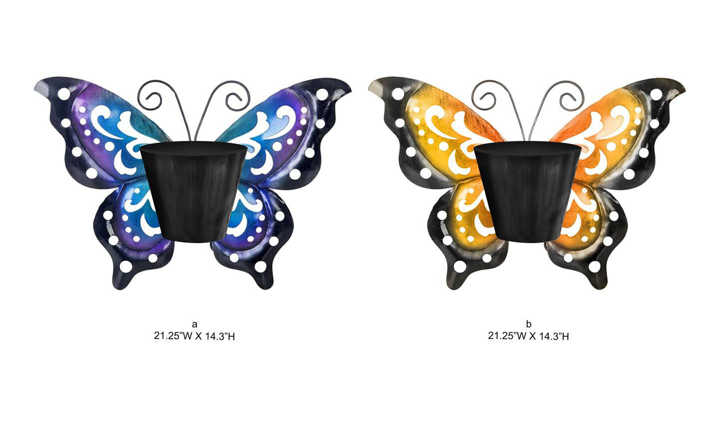 Butterfly-shaped Wall-mounted Planter