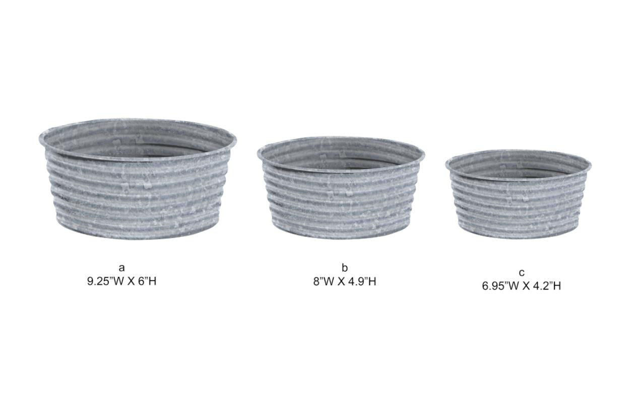 Textured Outdoor Planter Pot (set)