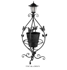 Light Shaped  Metal Outdoor Planter