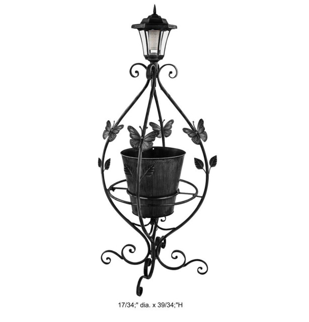 Light Shaped  Metal Outdoor Planter