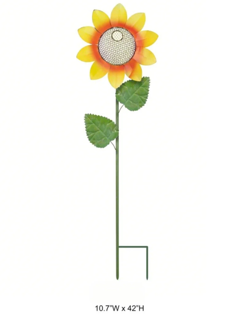 Sunflower Bird Feeder & Bath