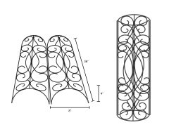 Foldable Garden Trellis - Outdoor Decorative Trellis Wholesale