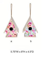 Garden Floral Birdhouse