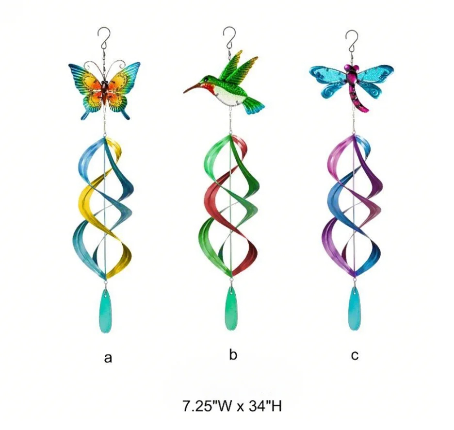 Spiral Wind Chime Spinner Garden Wind Chime Outdoor Decor Wholesale