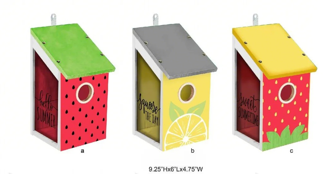 Outdoor Fruit Birdhouse
