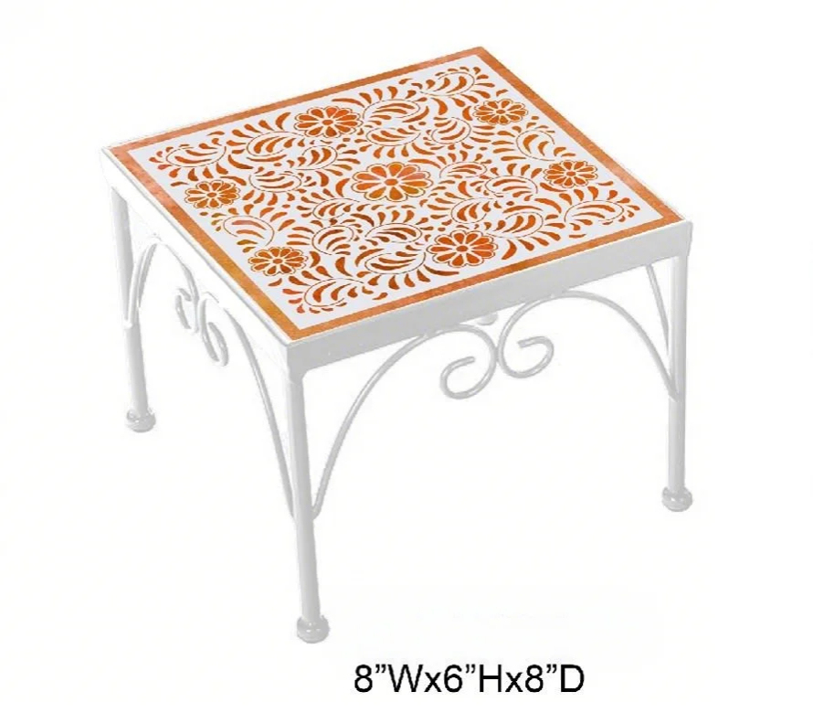 Patterned Plant Stand