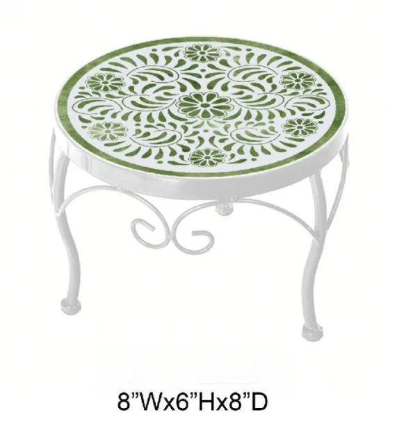 Patterned Plant Stand