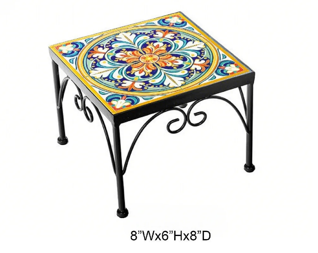 Patterned Plant Stand