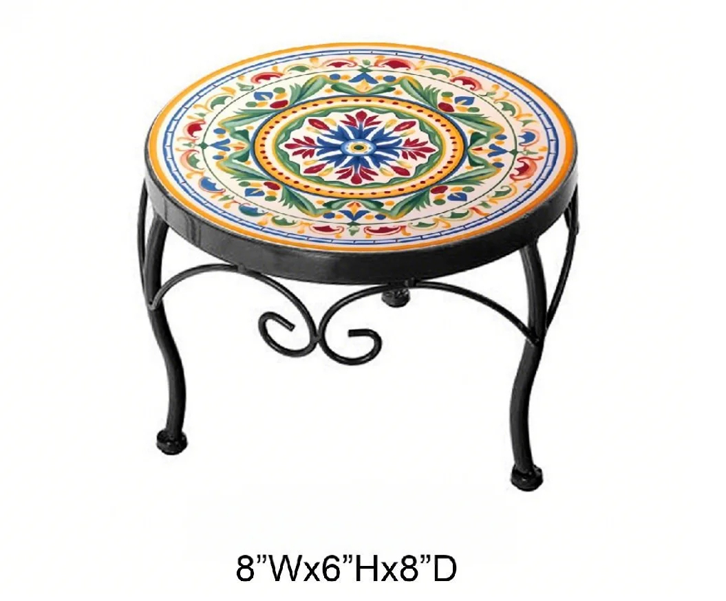 Patterned Plant Stand
