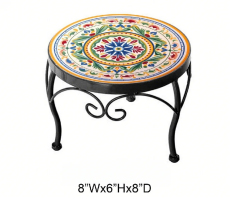 Patterned Plant Stand