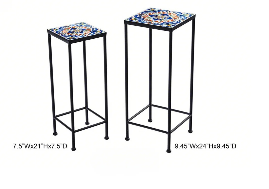 Patterned Plant Stand