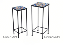 Patterned Plant Stand
