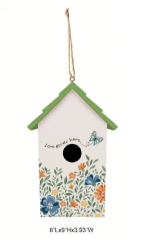 Garden Floral Birdhouse