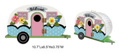 Decorative Car-Shaped Birdhouse for Garden and Outdoor Decor