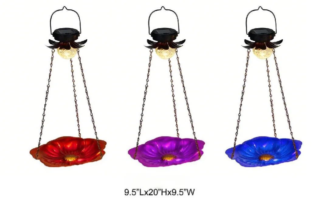 Flower-Shaped Bird Feeder & Bath
