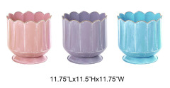 Outdoor Multi-colored Ceramic Planter