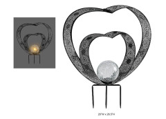 Heart-Shaped Outdoor Lantern