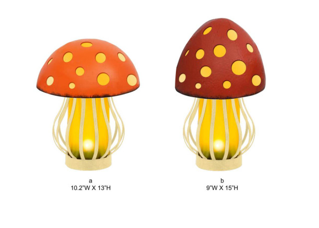 Mushroom-shaped Outdoor Lantern
