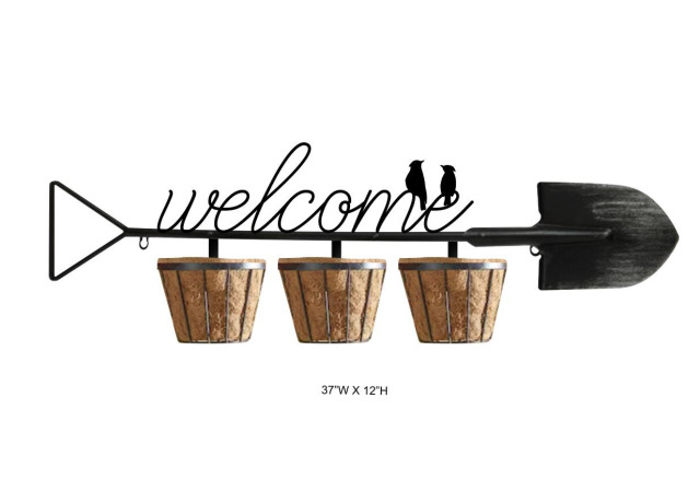 Welcome Vertical Wall Planter