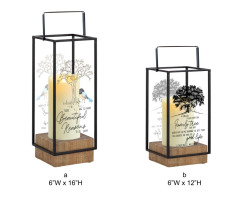 Tree Pattern Outdoor Lantern