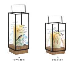 Field Pattern Outdoor Lantern