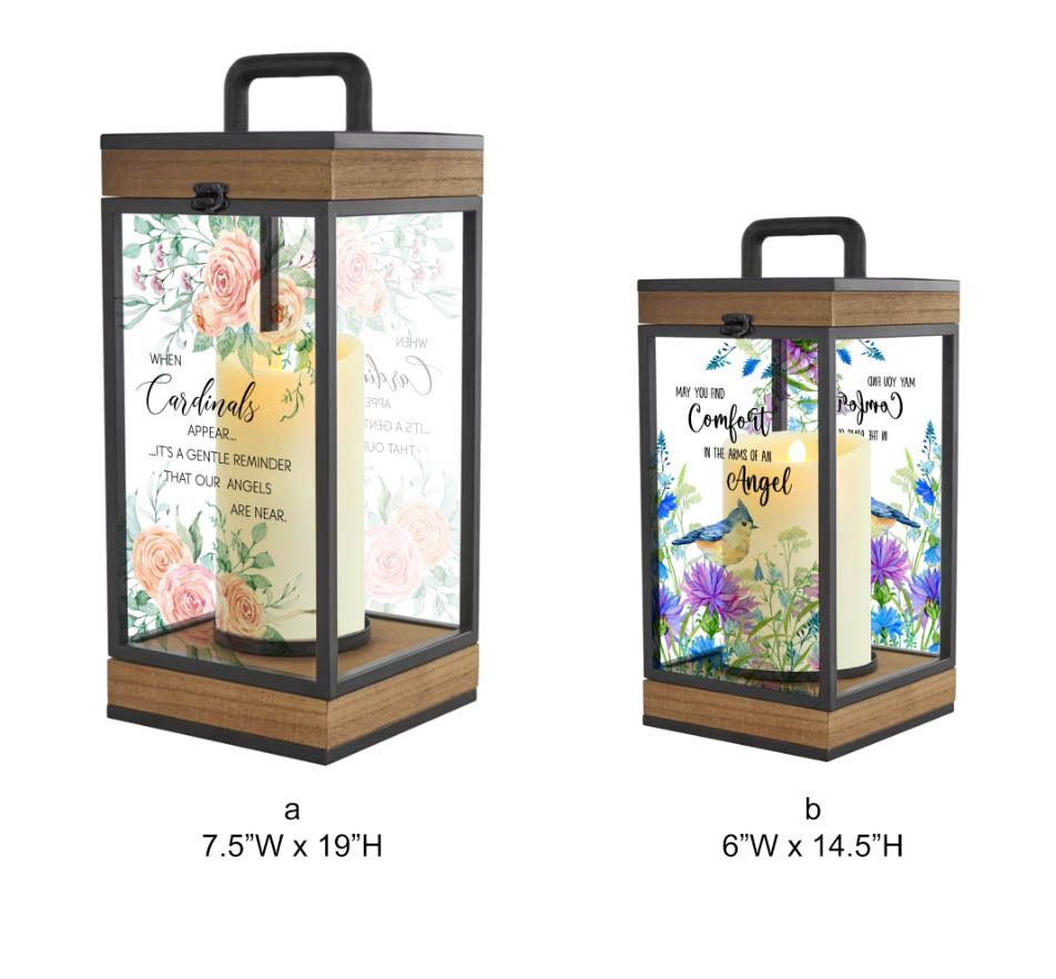 Floral Outdoor Lantern