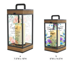 Floral Outdoor Lantern