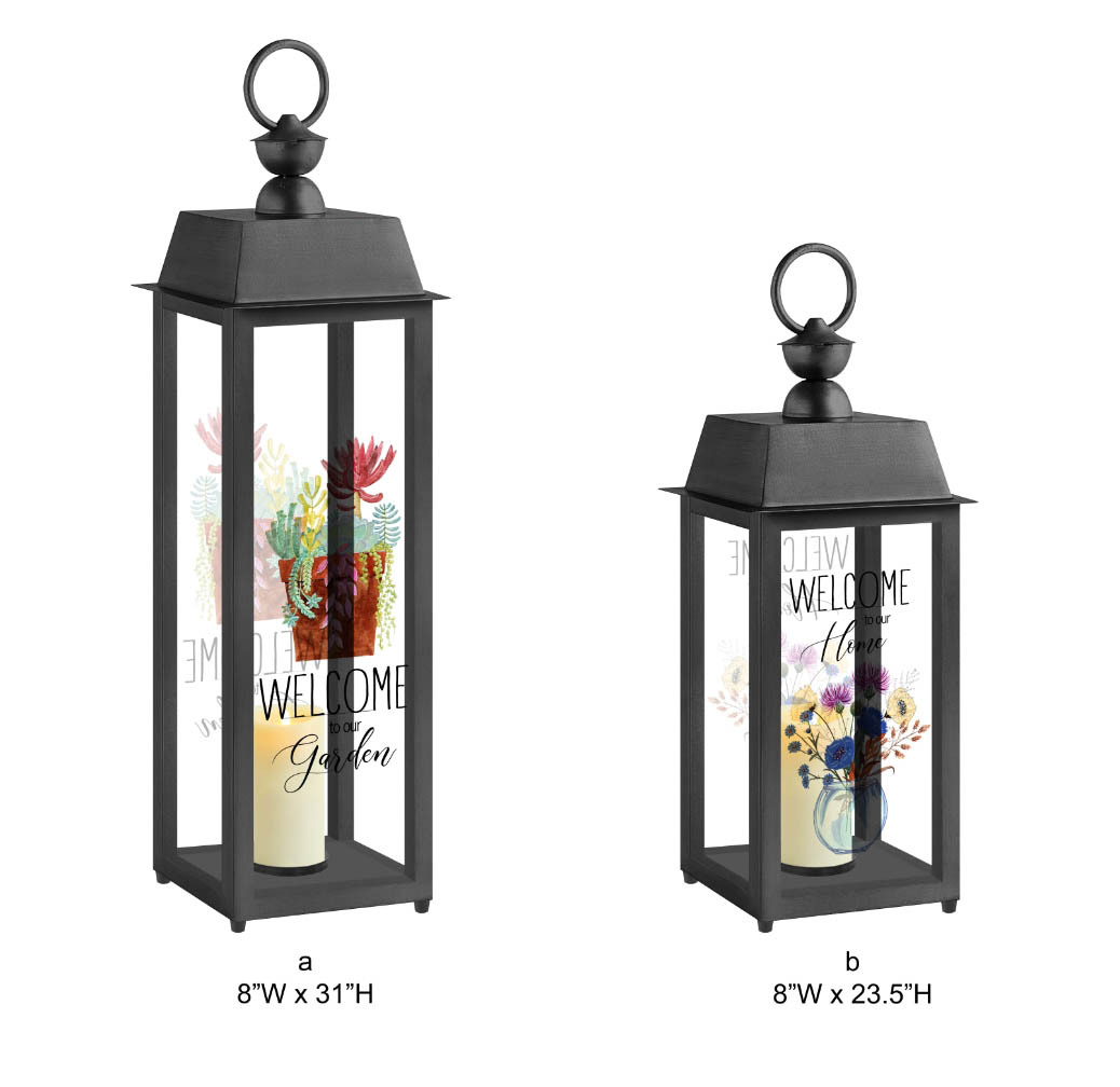 Flower Outdoor Lantern