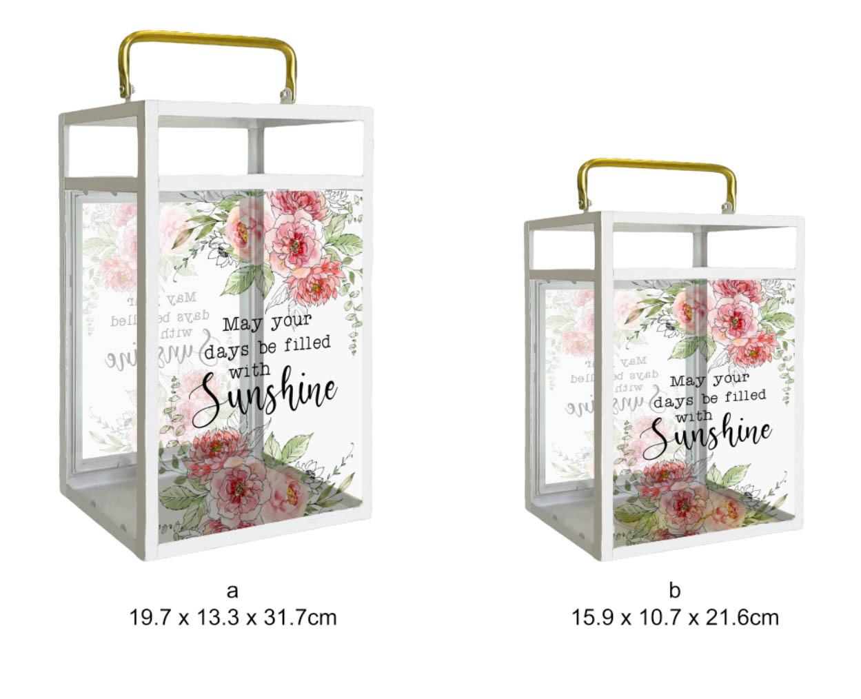 Floral Outdoor Lantern Metal Garden Lantern for Wholesale and Custom Outdoor Decor