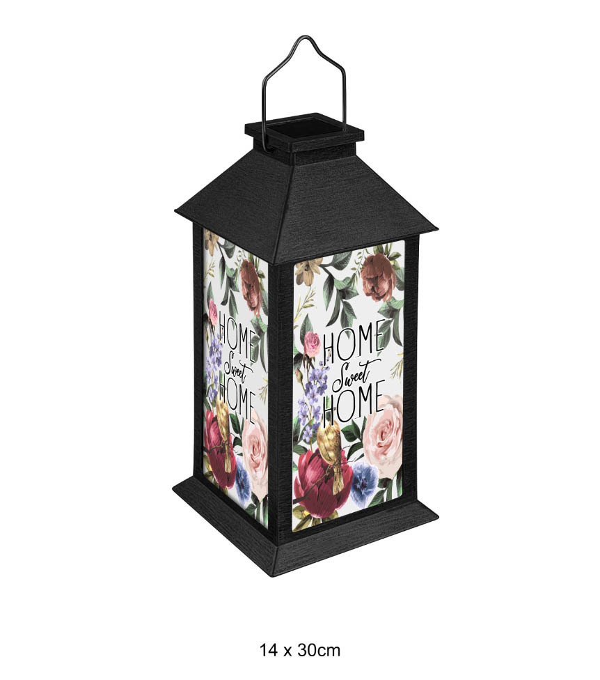 Tri Blossomy – Lantern Manufacturers – Black Metal Lanterns Wholesale Floral Outdoor Lantern