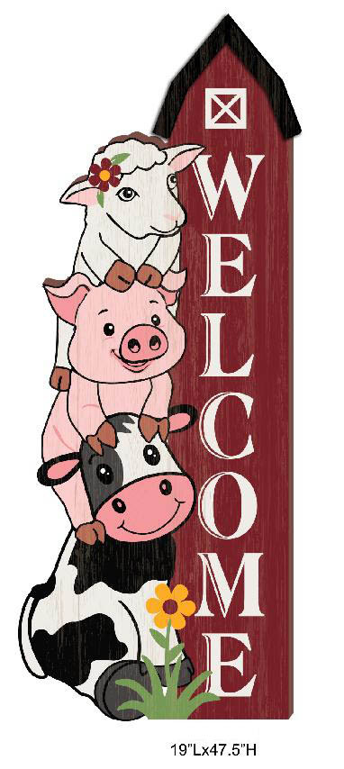 Farmhouse Animal Porch Sign