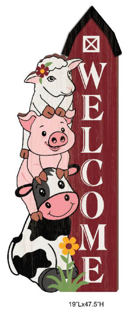 Farmhouse Animal Porch Sign