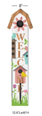 Avian Welcome Porch Leaner Sign