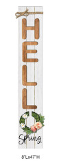 Floral Spring Porch Sign