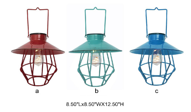 Multi-color Solar Outdoor Lantern