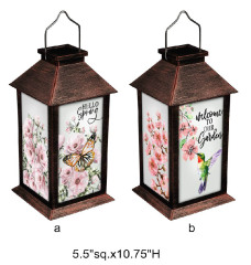 Floral Outdoor Lantern