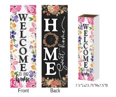 Dual-Scene Reversible Porch Sign