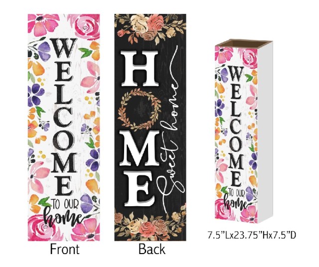 Dual-Scene Reversible Porch Sign