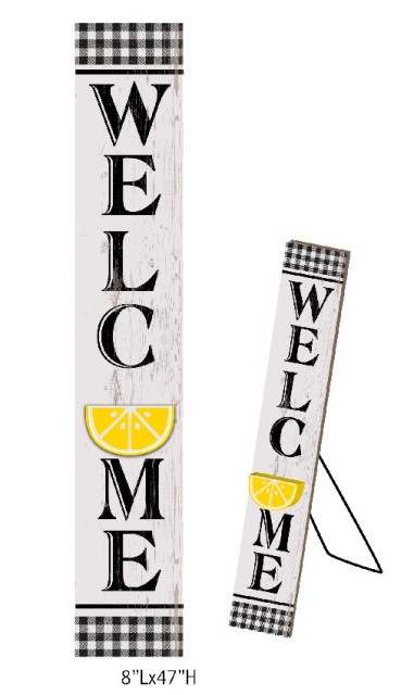 Lemon Fold & Stand Porch Sign